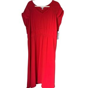 London Times Red Dress | 18W | NWT